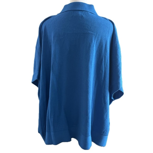NWT Blue banana republic oversized shirt sleeve sweater XL/XXL - Picture 4 of 11